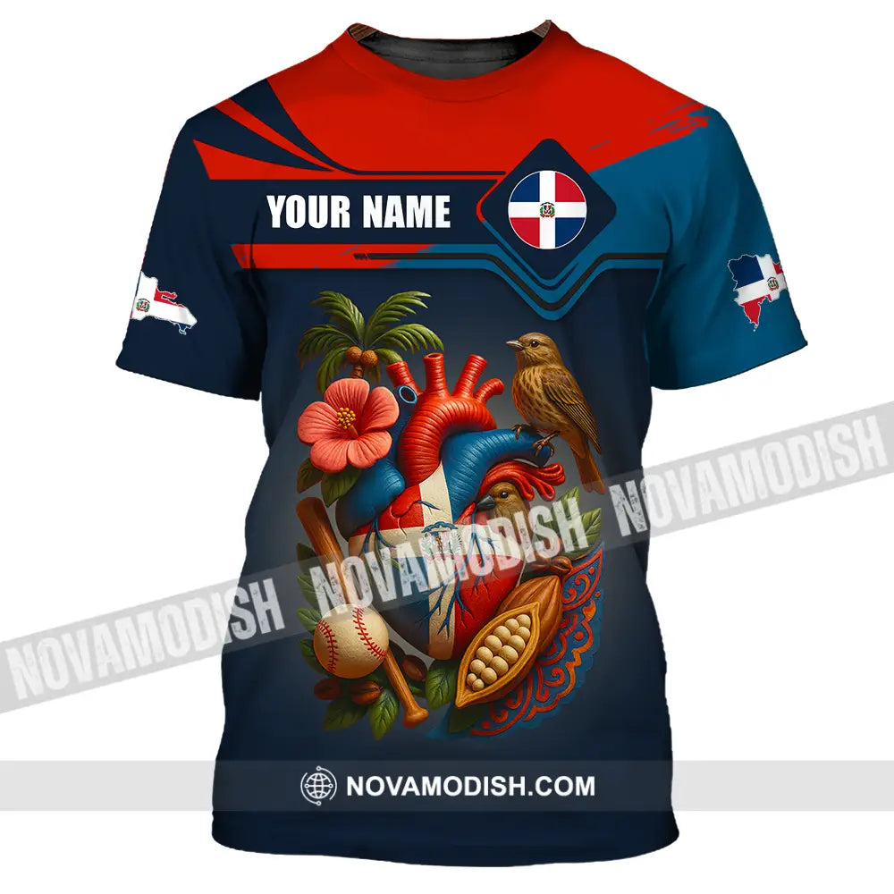 Unisex Shirt - Custom Dominican Republic Shirt T-Shirt / S T-shirt