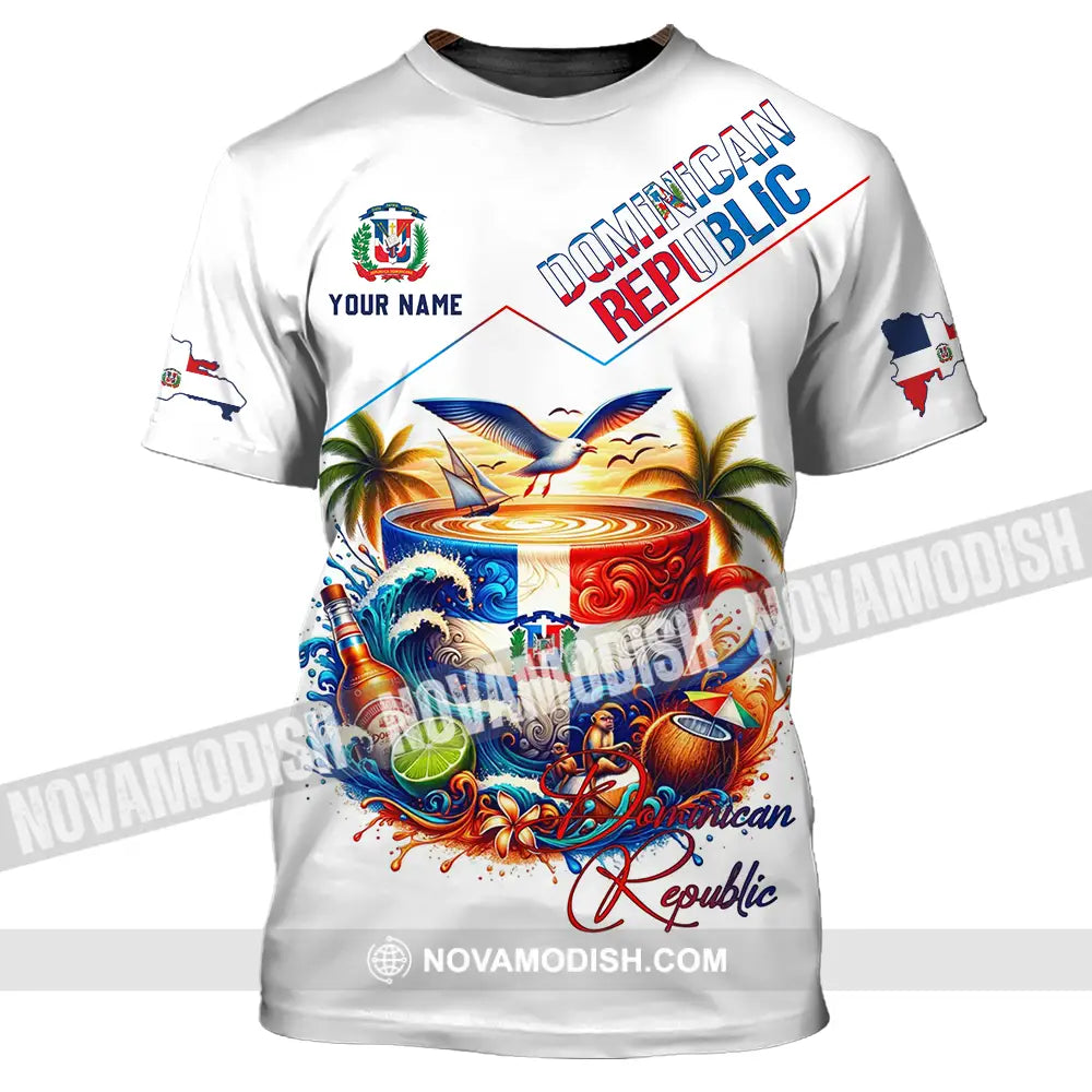 Unisex Shirt - Custom Dominican Republic Shirt T-Shirt / S T-shirt