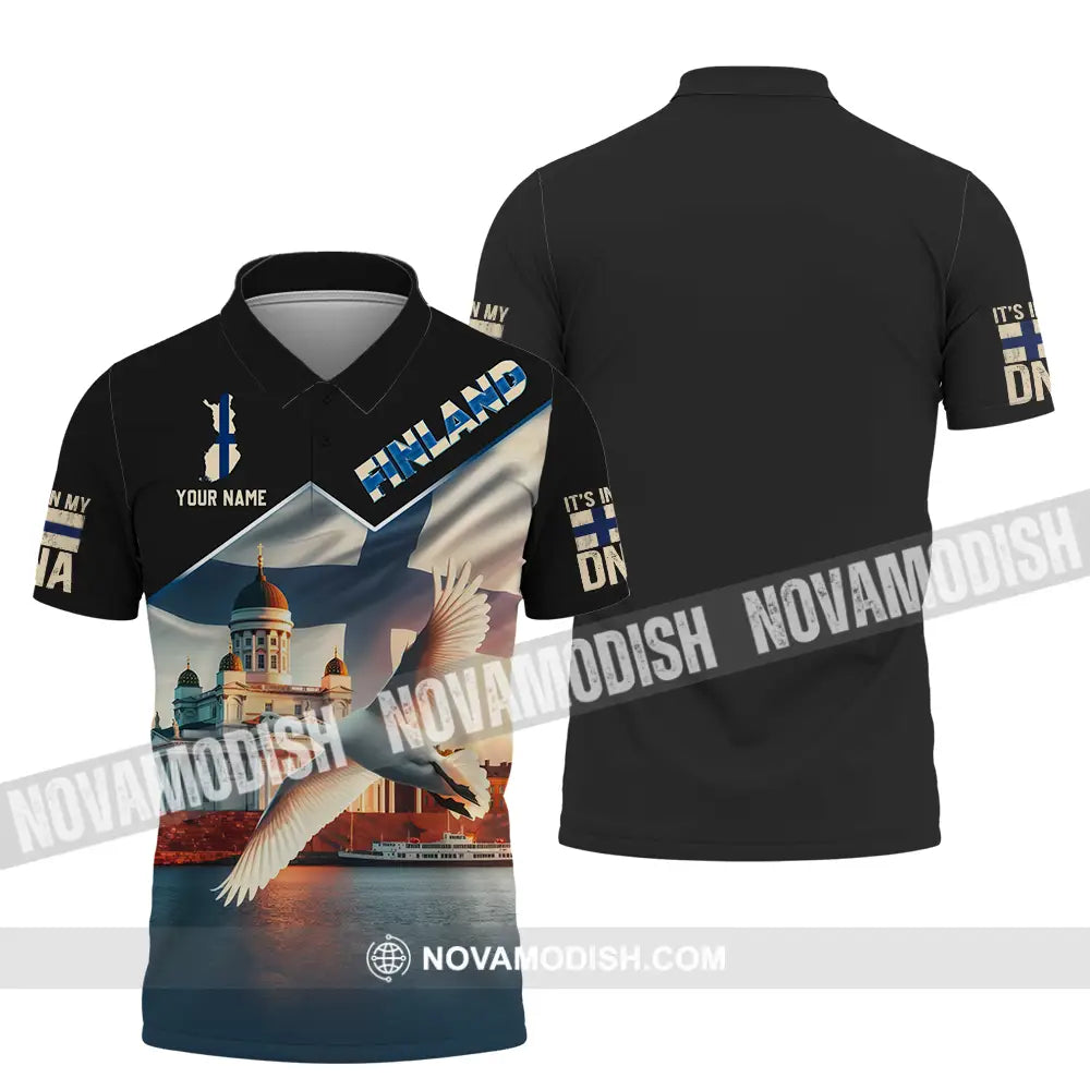 Unisex Shirt - Custom Finland Shirt Polo Shirt / S T-shirt