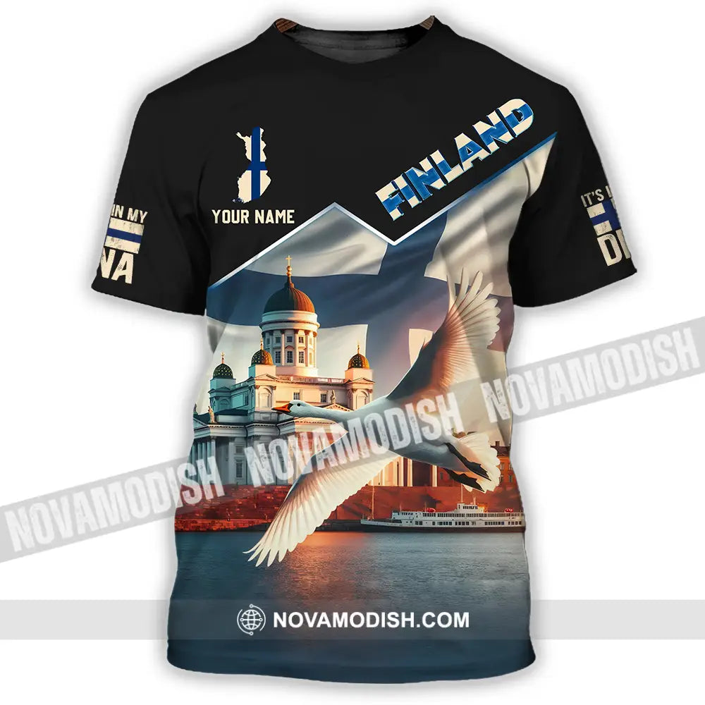 Unisex Shirt - Custom Finland Shirt T-Shirt / S T-shirt