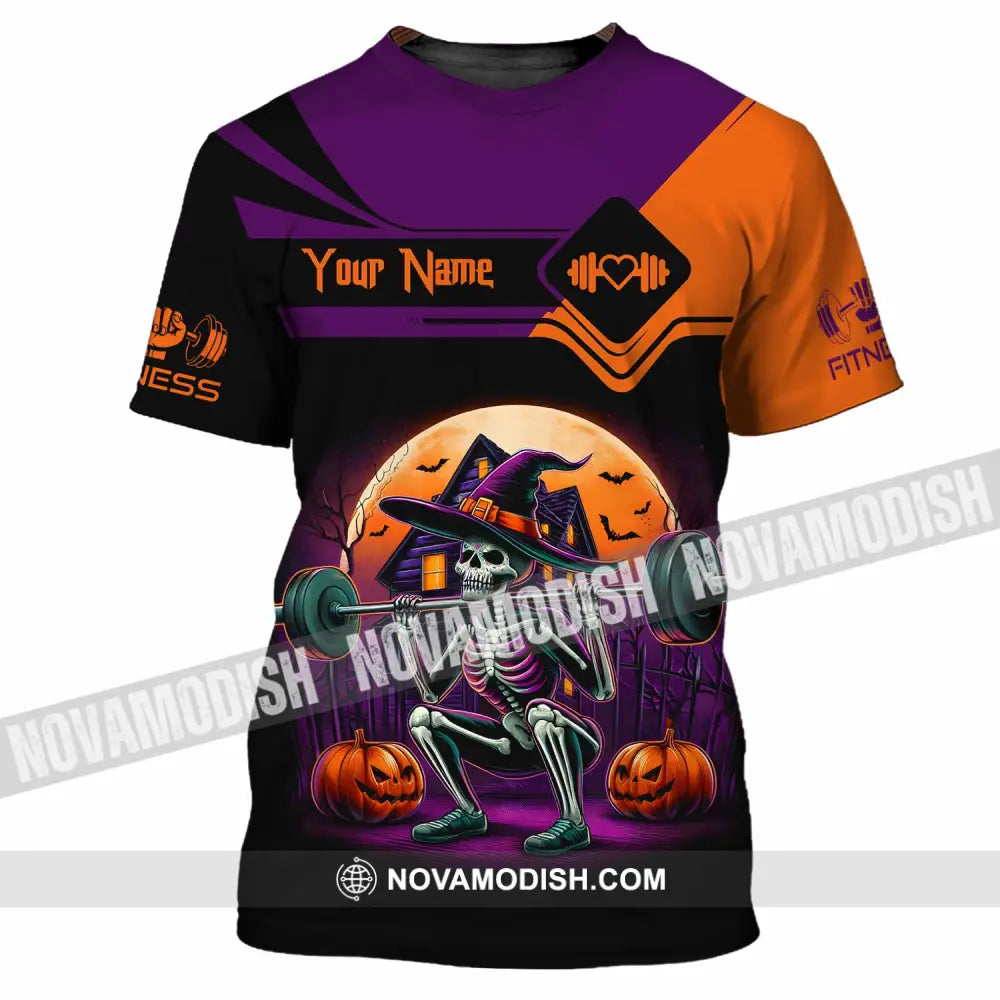 Unisex Shirt - Custom Fitness Weightlifting Halloween Sport Shirt T-Shirt / S T-shirt