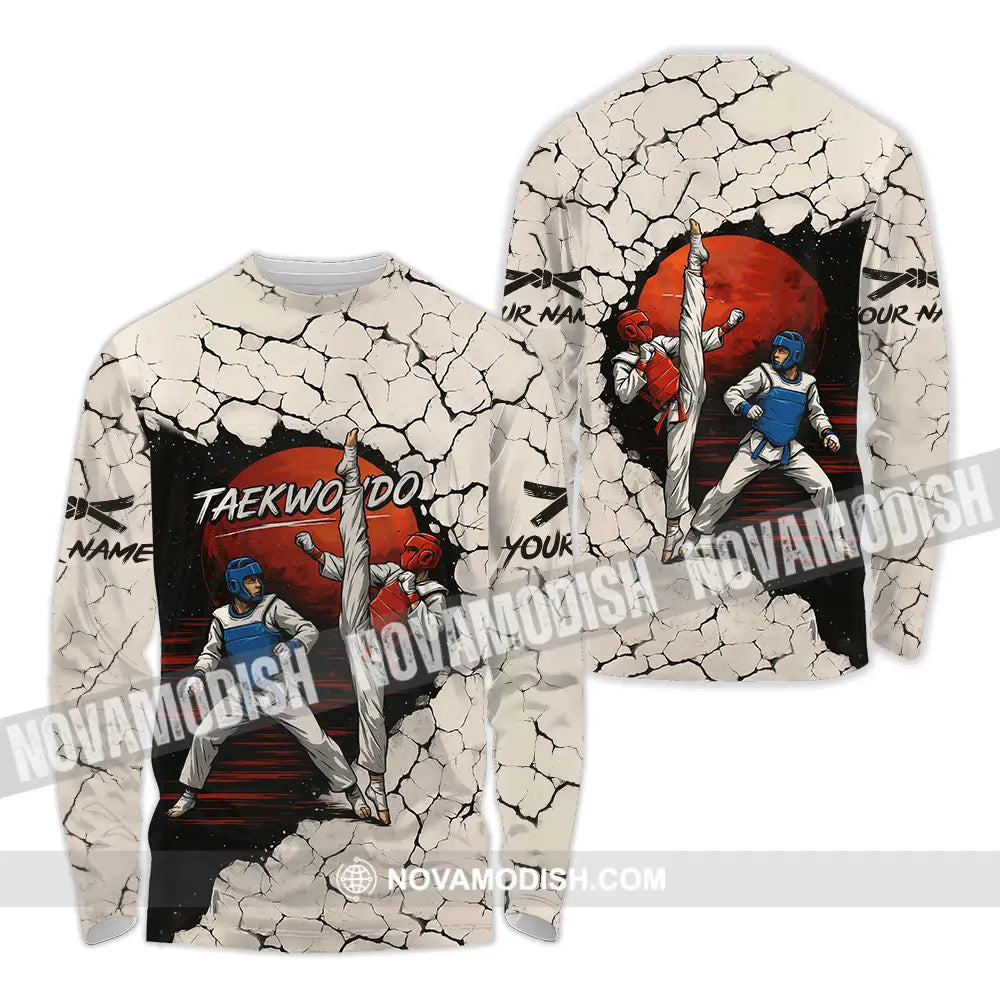 Unisex Shirt - Custom Shirt For Taekwondo Lover Long Sleeve Shirt / S T-shirt