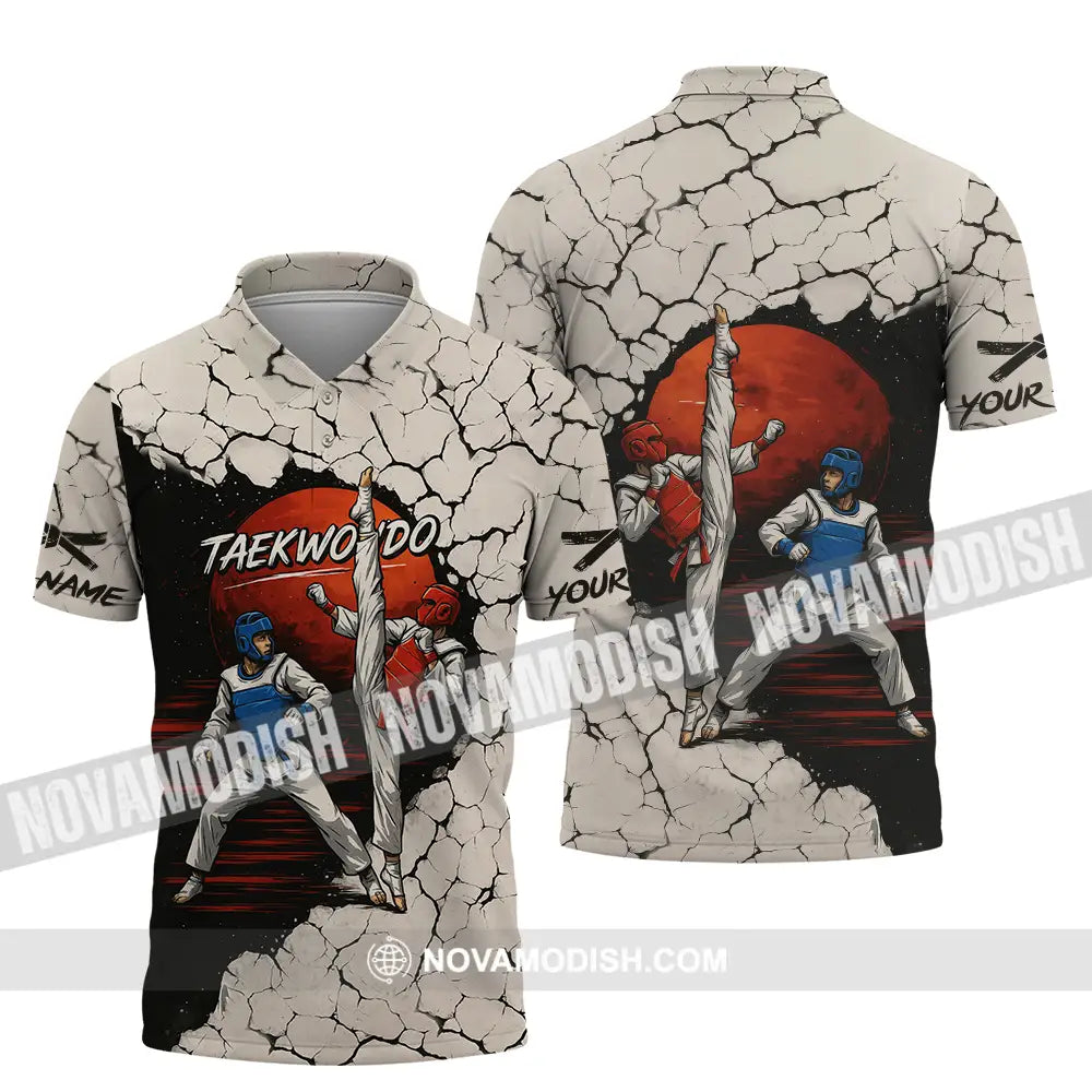 Unisex Shirt - Custom Shirt For Taekwondo Lover Polo Shirt / S T-shirt