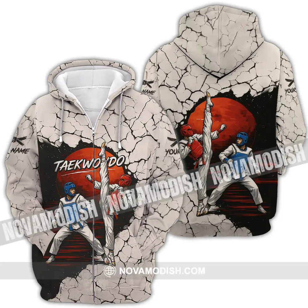 Unisex Shirt - Custom Shirt For Taekwondo Lover Zipper Hoodie / S T-shirt