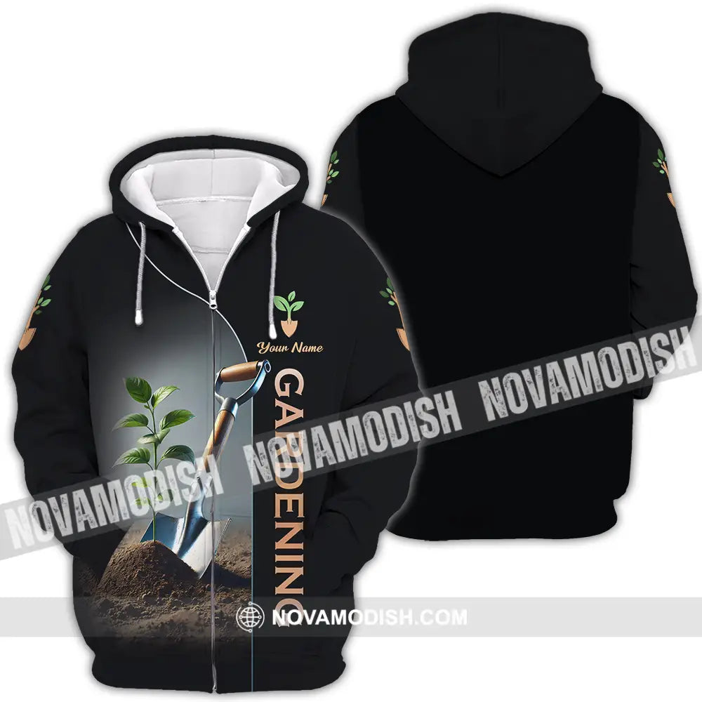 Unisex Shirt - Custom Gardening Shirt Zipper Hoodie / S T-shirt