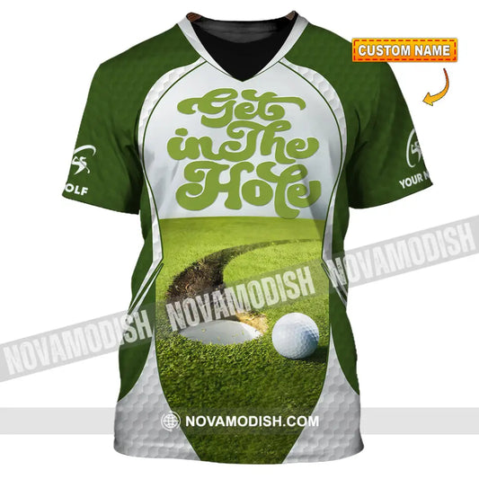 Unisex Shirt - Custom Get In The Hole Golf Shirt T-shirt