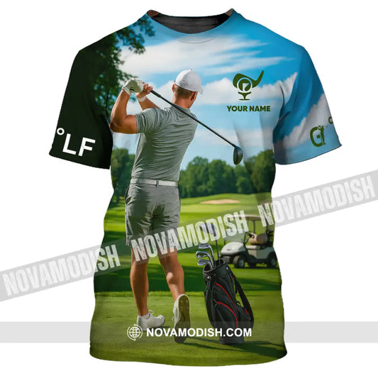 Unisex Shirt - Custom Golf Man Shirt T-Shirt / S T-shirt