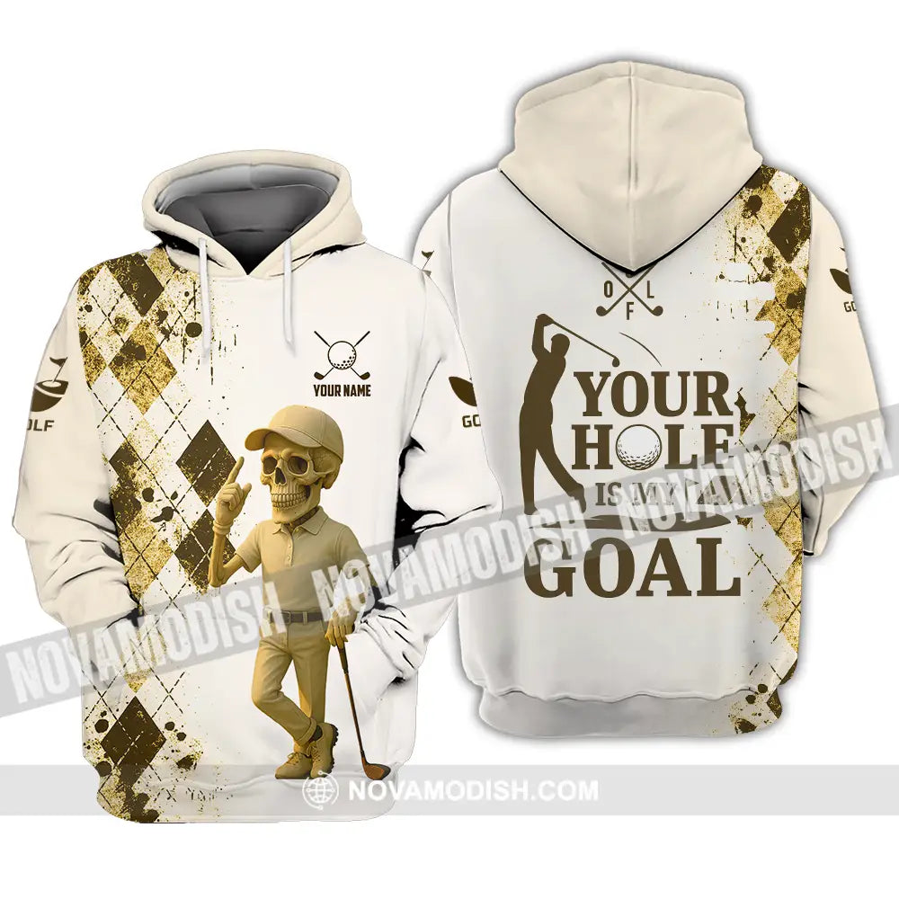 Unisex Shirt - Custom Golf Your Hole Is My Goal Shirt Hoodie / S T-shirt