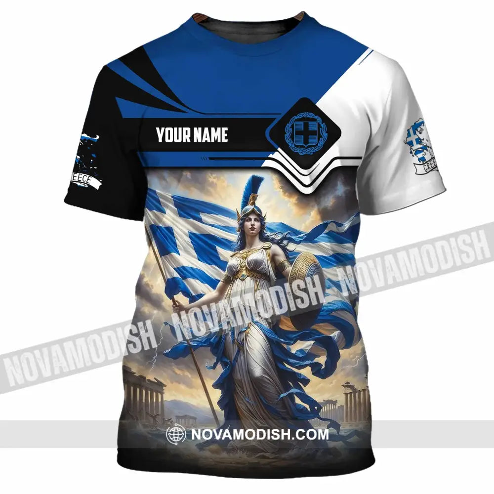 Unisex Shirt - Custom Greece Shirt T-Shirt / S T-shirt