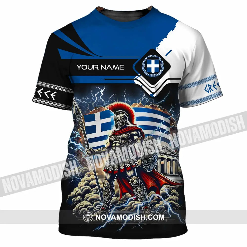 Unisex Shirt - Custom Greece Shirt T-Shirt / S T-shirt