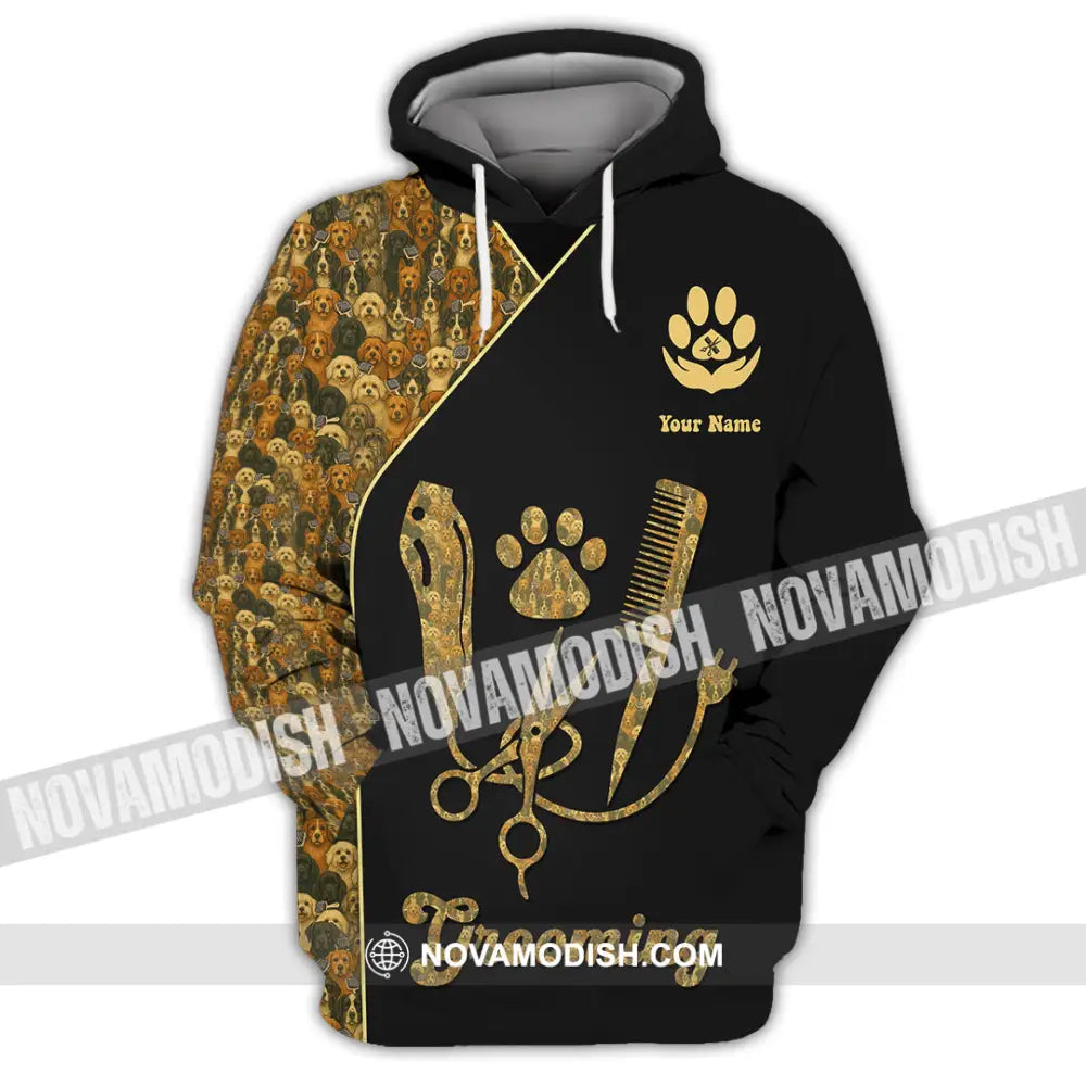 Unisex Shirt - Custom Groomer Shirt Hoodie / S T-shirt