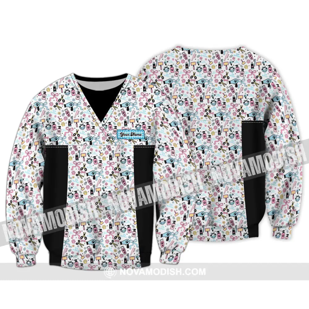 Unisex Shirt - Custom Groomer Shirt Long Sleeve / S T-shirt