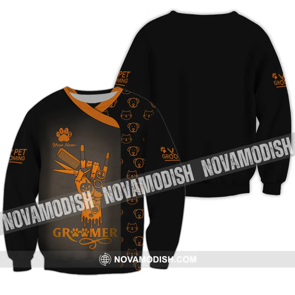 Unisex Shirt - Custom Groomer Shirt Long Sleeve / S T-shirt