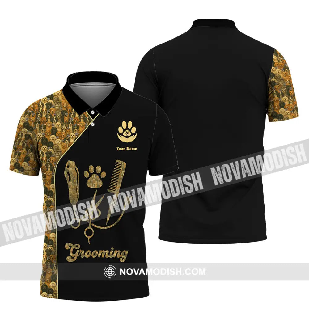 Unisex Shirt - Custom Groomer Shirt Polo Shirt / S T-shirt