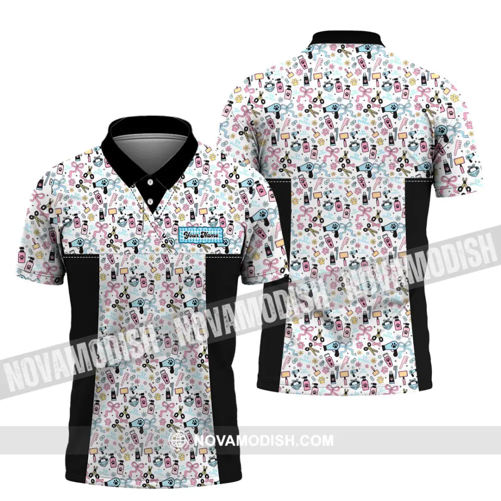 Unisex Shirt - Custom Groomer Shirt Polo Shirt / S T-shirt