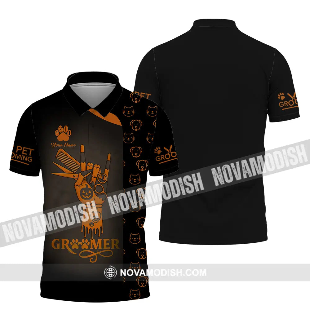 Unisex Shirt - Custom Groomer Shirt Polo Shirt / S T-shirt