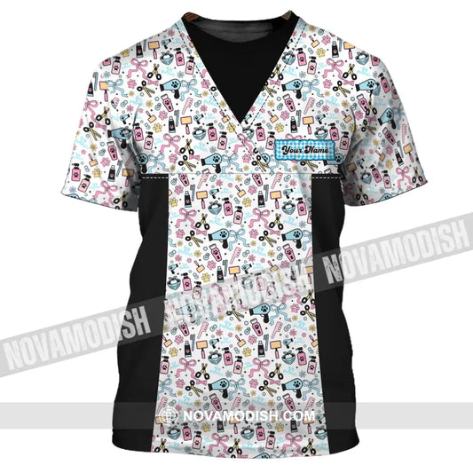 Unisex Shirt - Custom Groomer Shirt T-Shirt / S T-shirt