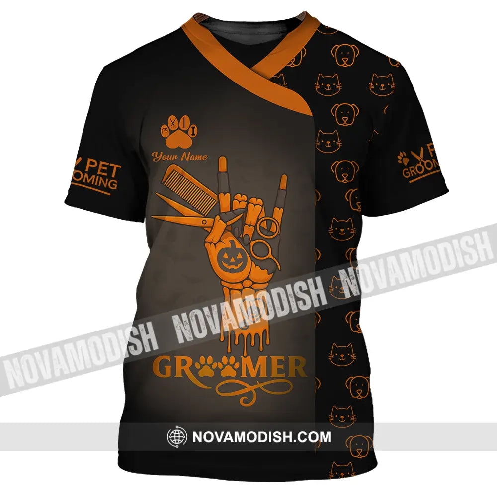 Unisex Shirt - Custom Groomer Shirt T-Shirt / S T-shirt