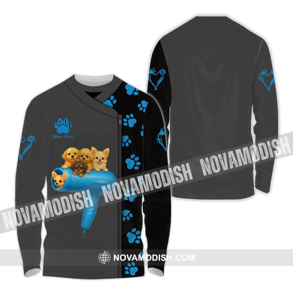 Unisex Shirt - Custom Groomers Shirt Long Sleeve Shirt / S T-shirt