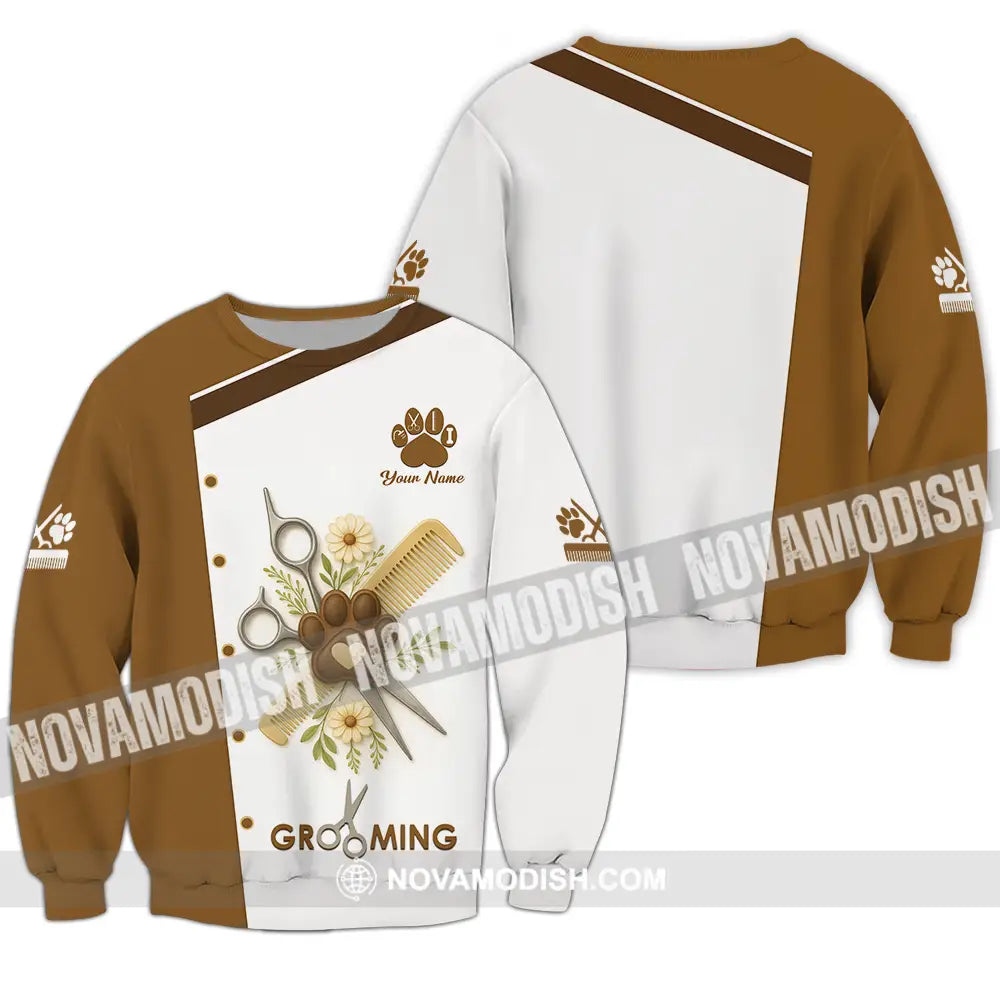 Unisex Shirt - Custom Grooming Shirt Long Sleeve / S T-shirt