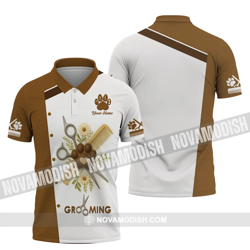 Unisex Shirt - Custom Grooming Shirt Polo Shirt / S T-shirt