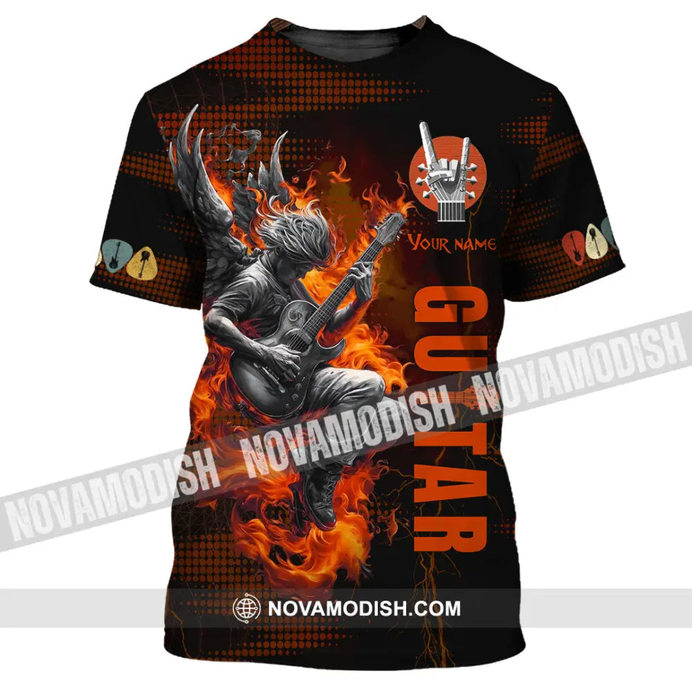 Unisex Shirt - Custom Guitar Player Shirt T-Shirt / S T-shirt