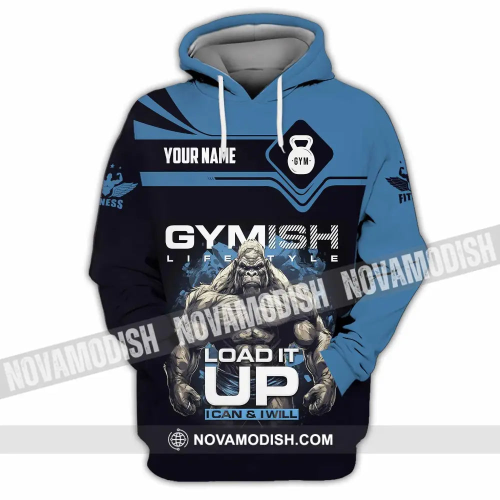 Unisex Shirt - Custom Gymish Life Style Load It Up Shirt Hoodie / S T-shirt