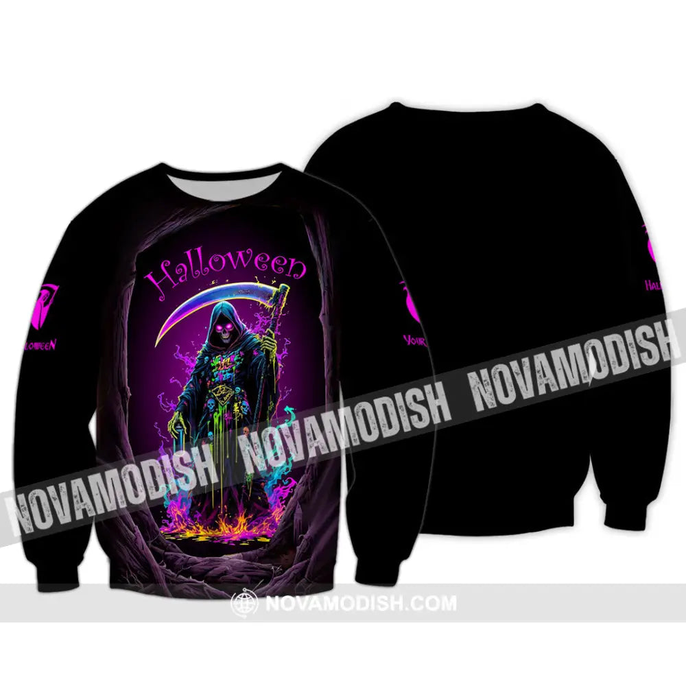 Unisex Shirt - Custom Halloween Design Shirt Long Sleeve / S T-shirt