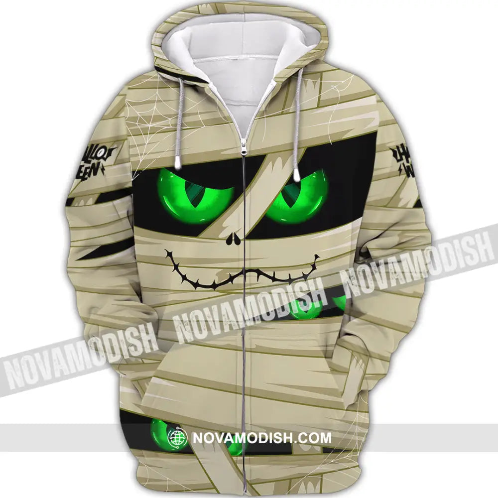 Unisex Shirt - Custom Halloween Design Shirt Zipper Hoodie / S T-shirt