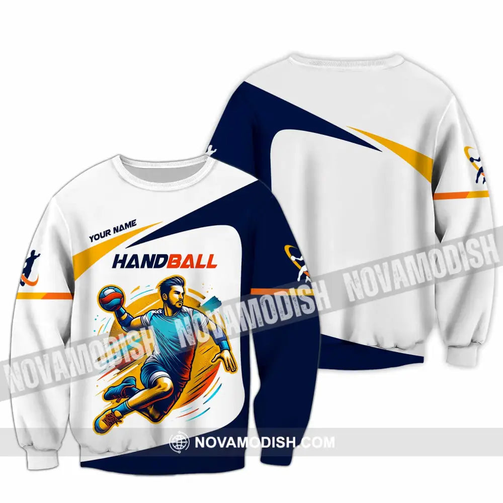 Unisex Shirt - Custom Handball Shirt Long Sleeve / S T-shirt