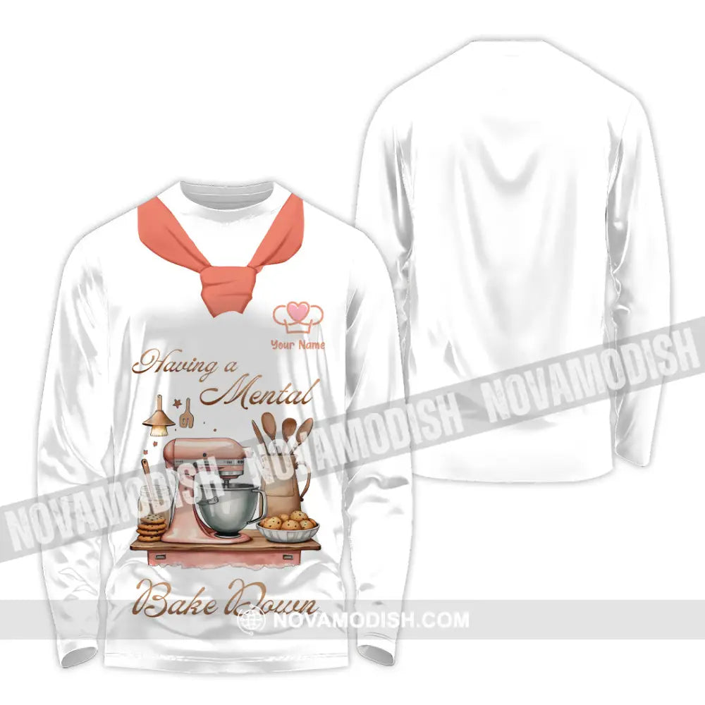 Unisex Shirt - Custom Having A Metal Baker Shirt Long Sleeve Shirt / S T-shirt