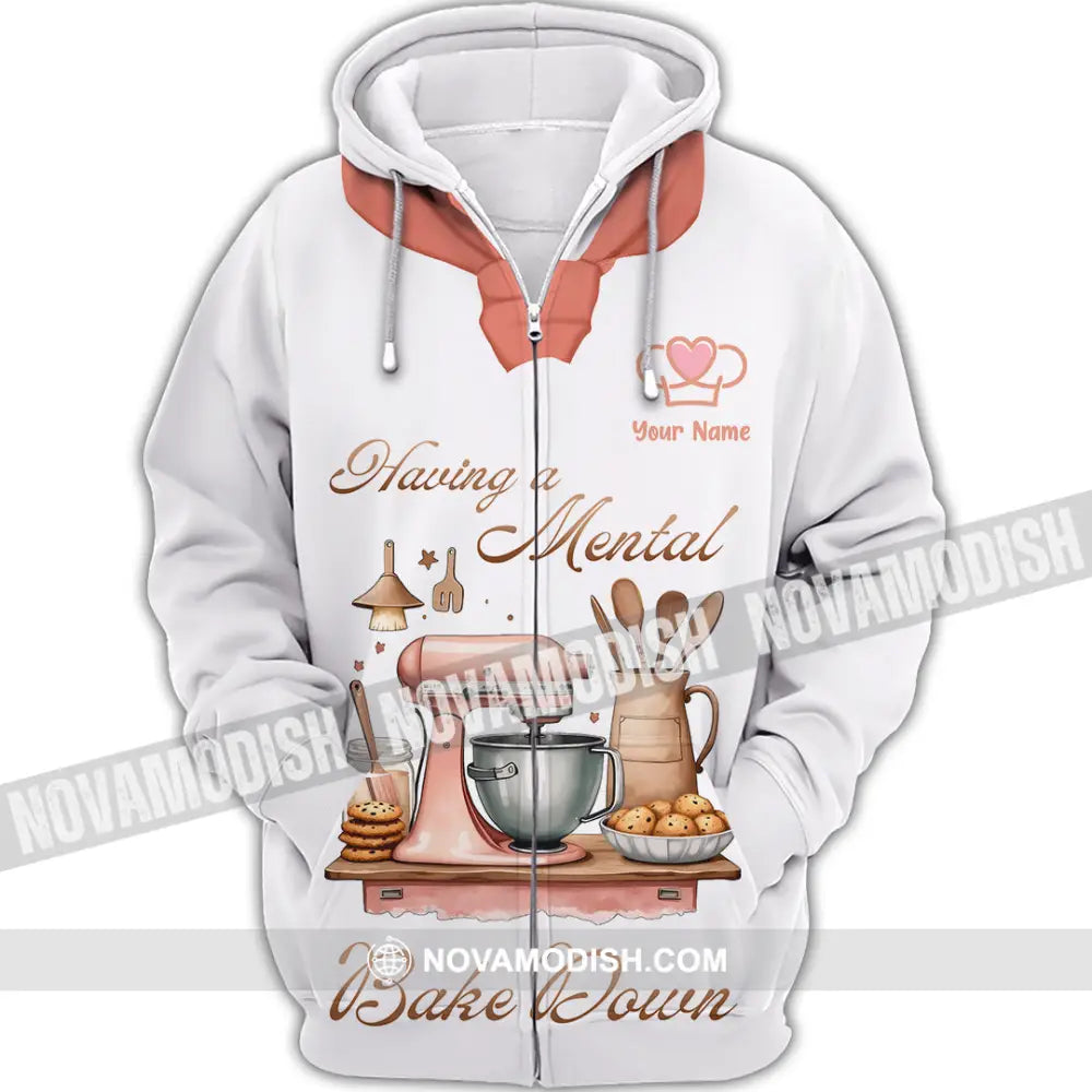 Unisex Shirt - Custom Having A Metal Baker Shirt Zipper Hoodie / S T-shirt