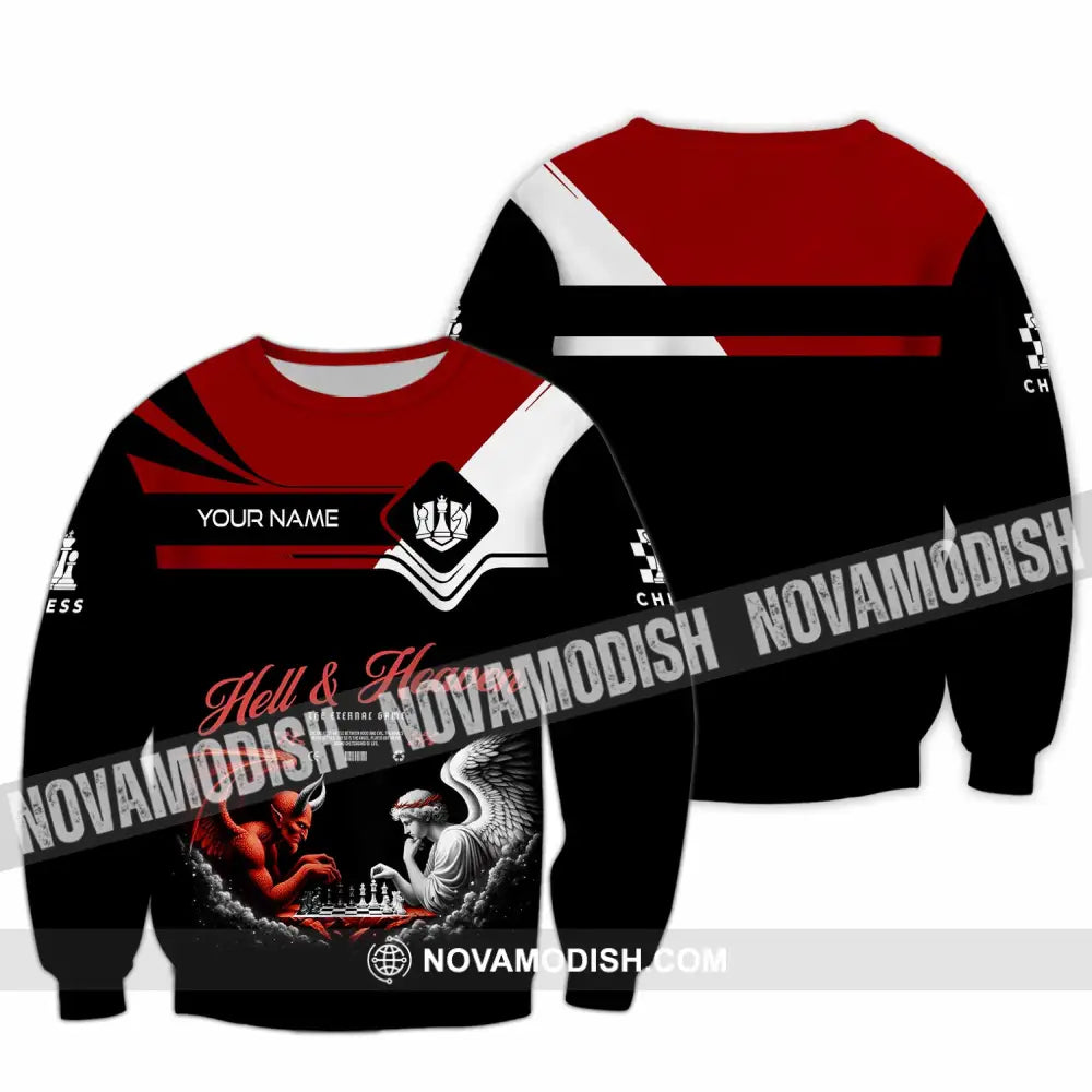 Unisex Shirt - Custom Hell And Heaven Shirt Long Sleeve / S T-shirt