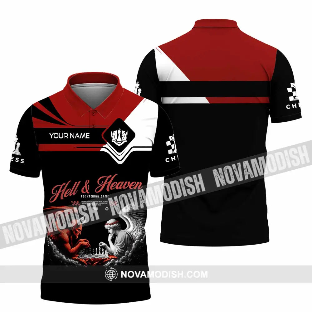 Unisex Shirt - Custom Hell And Heaven Shirt Polo Shirt / S T-shirt
