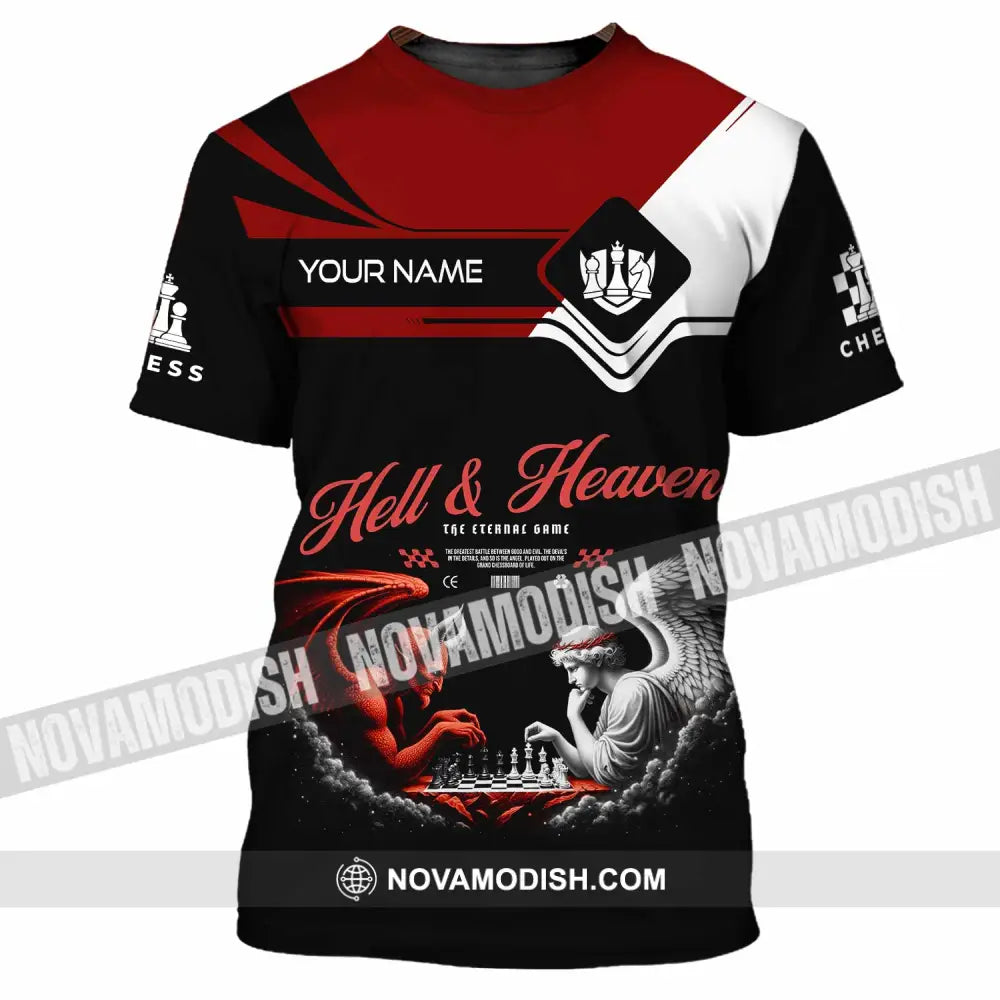 Unisex Shirt - Custom Hell And Heaven Shirt T-Shirt / S T-shirt