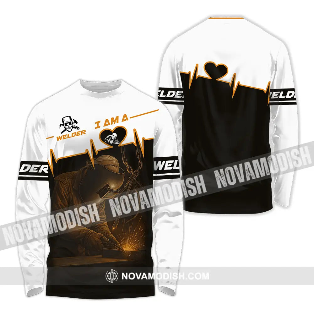Unisex Shirt - Custom I Am Welder Shirt Long Sleeve Shirt / S T-shirt