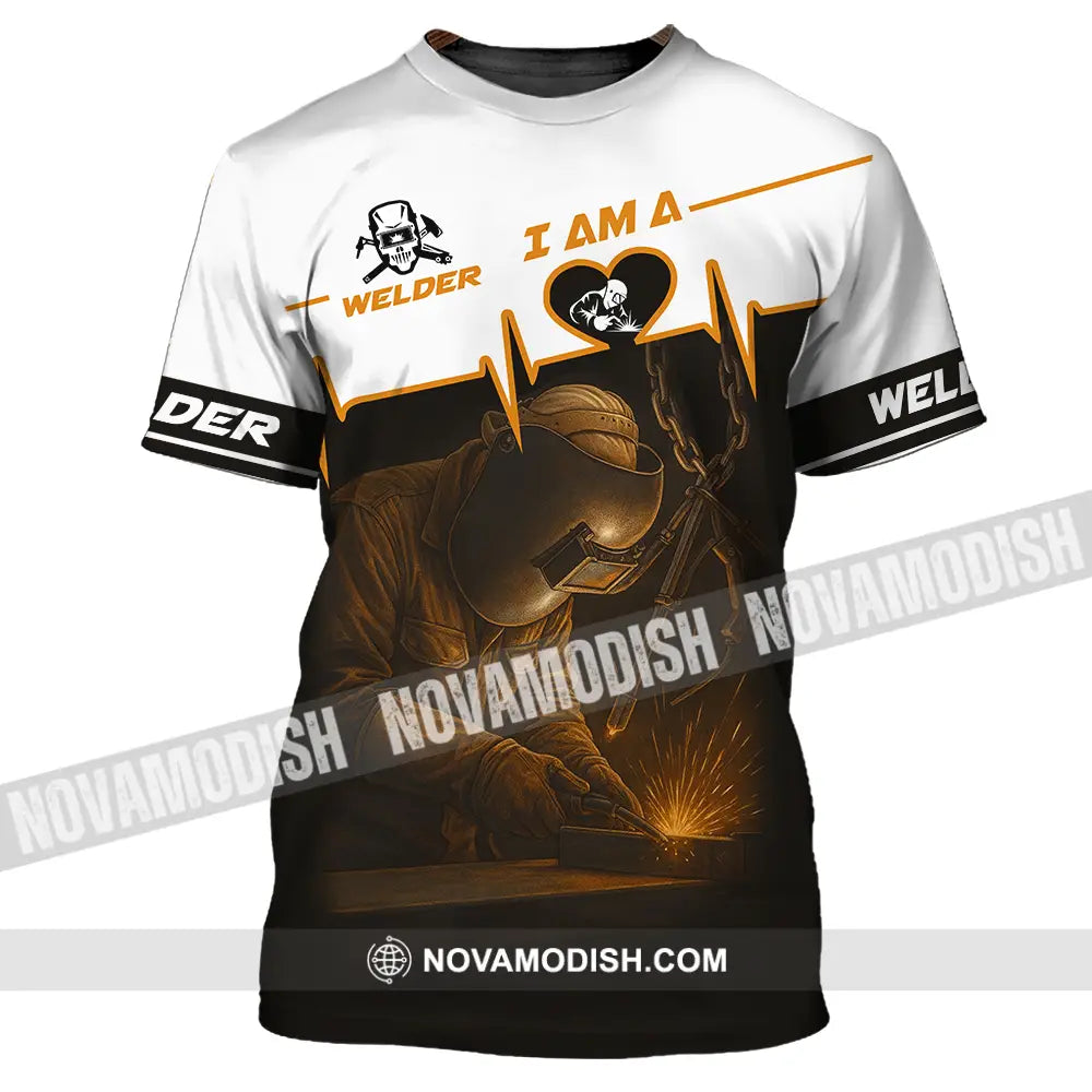 Unisex Shirt - Custom I Am Welder Shirt T-Shirt / S T-shirt