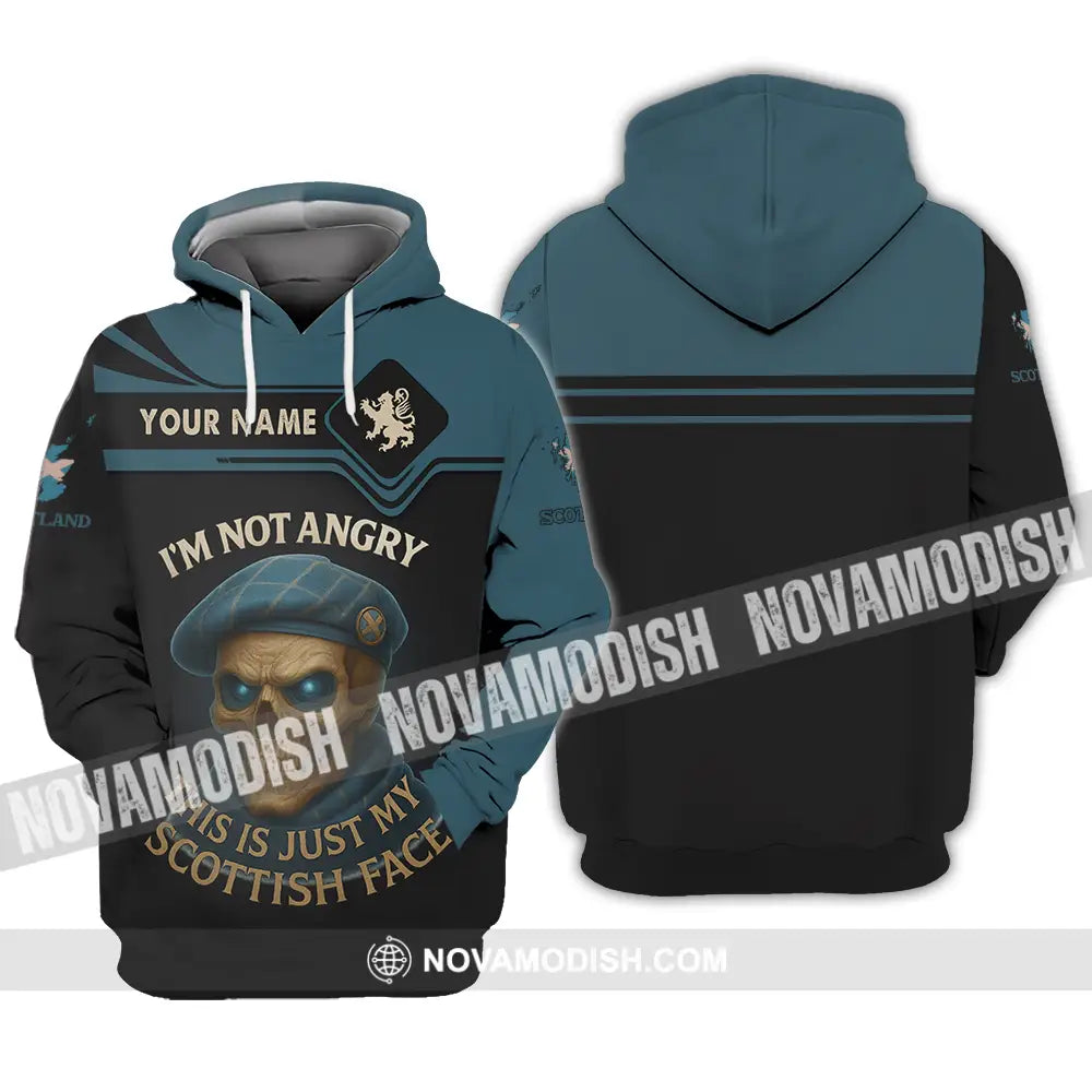 Unisex Shirt - Custom I’m Not Angry This Is Just My Scottish Face Shirt Hoodie / S T-shirt