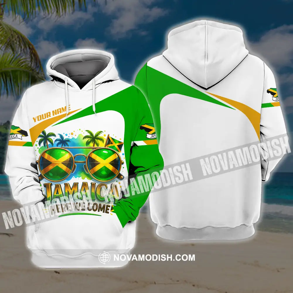 Unisex Shirt - Custom Jamaica Here We Come Shirt Hoodie / S T-shirt