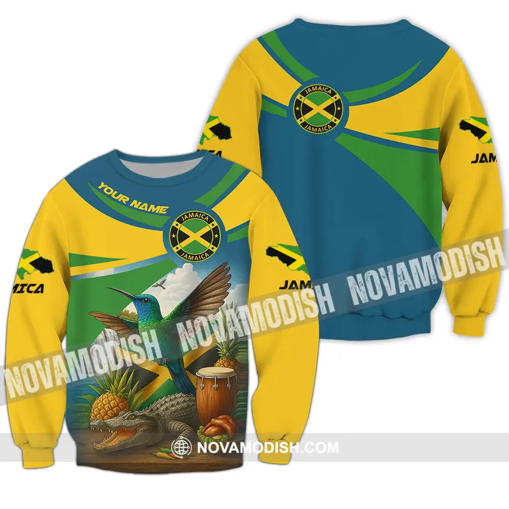 Unisex Shirt - Custom Jamaica Shirt Long Sleeve / S T-shirt