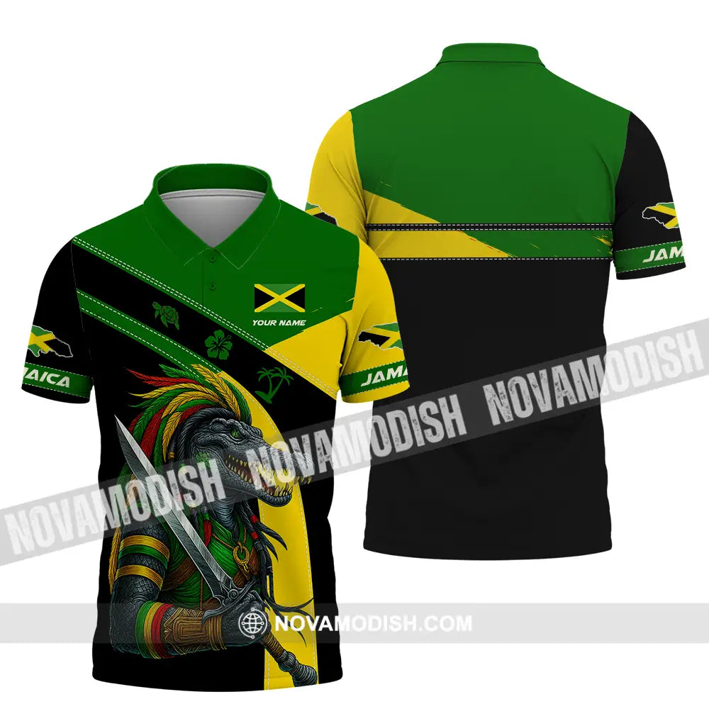 Unisex Shirt - Custom Jamaica Shirt Polo Shirt / S T-shirt