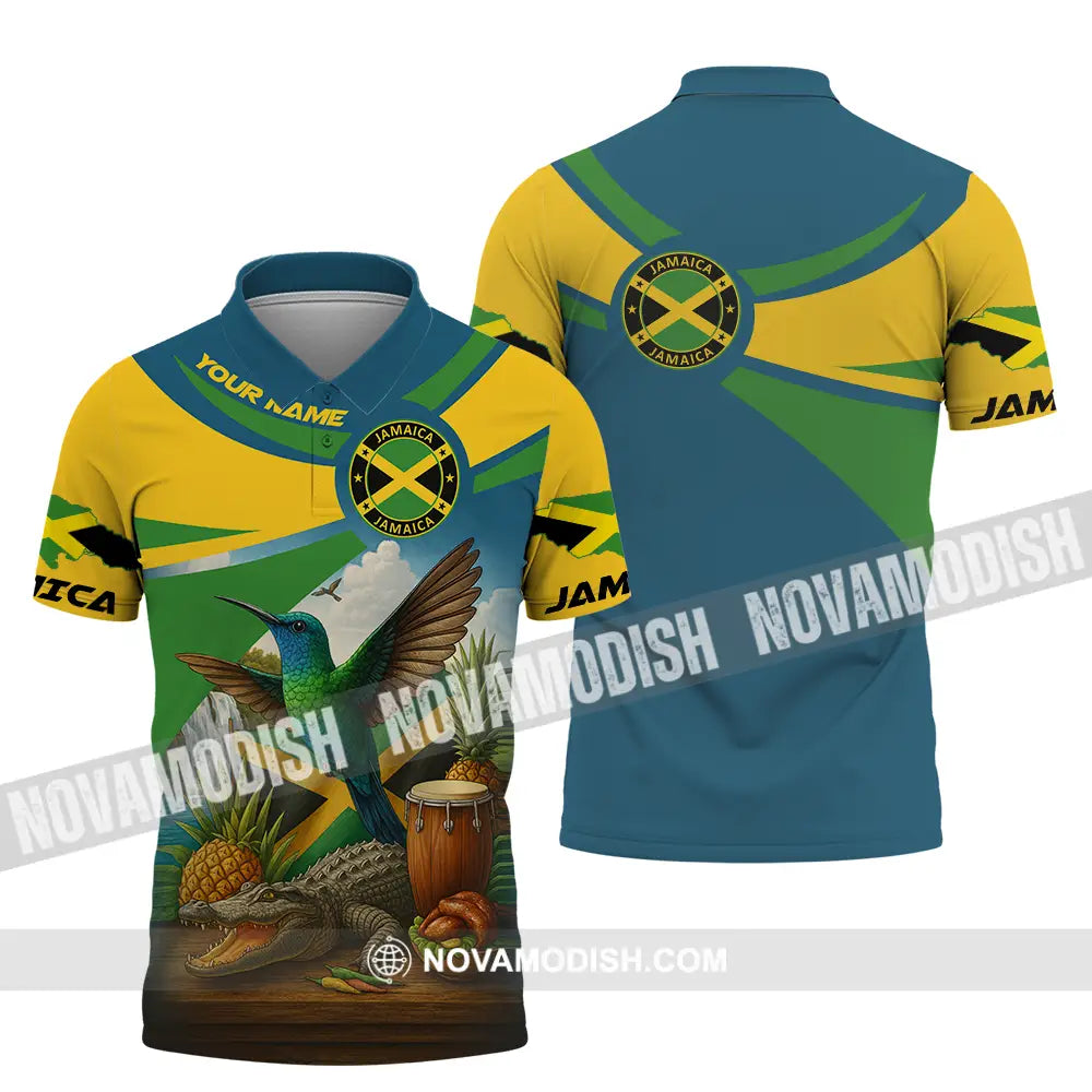 Unisex Shirt - Custom Jamaica Shirt Polo Shirt / S T-shirt