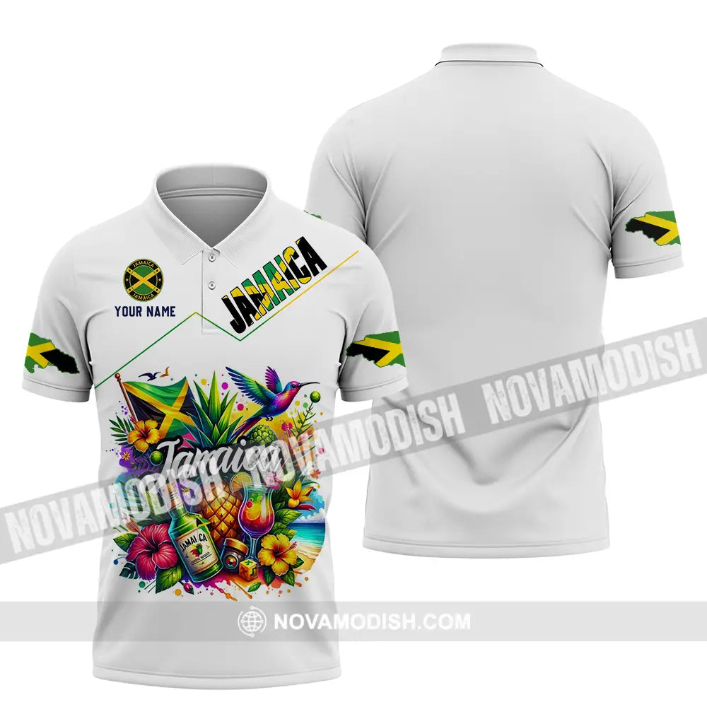 Unisex Shirt - Custom Jamaica Shirt Polo Shirt / S T-shirt