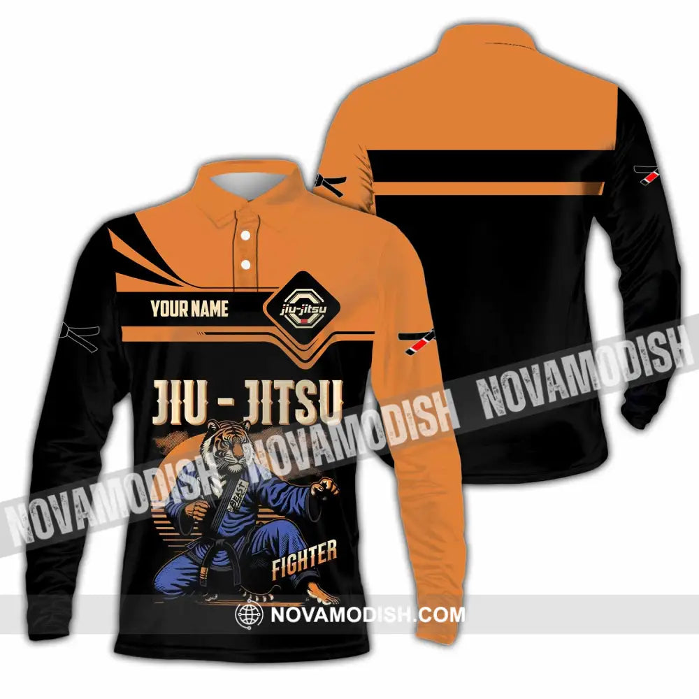 Unisex Shirt - Custom Jiu Jitsu Lover Sport Shirt Long Sleeve Polo / S T-shirt