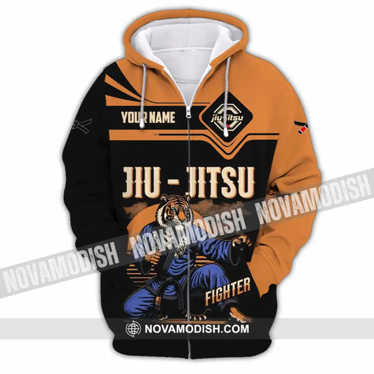 Unisex Shirt - Custom Jiu Jitsu Lover Sport Shirt Zipper Hoodie / S T-shirt