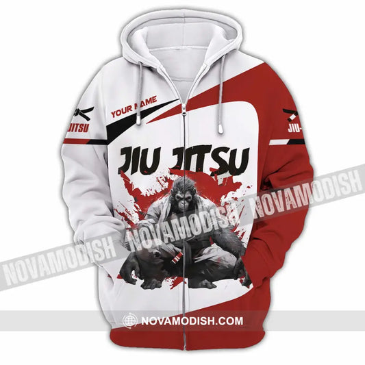 Unisex Shirt - Custom Jiu Jitsu Shirt Zipper Hoodie / S T-shirt