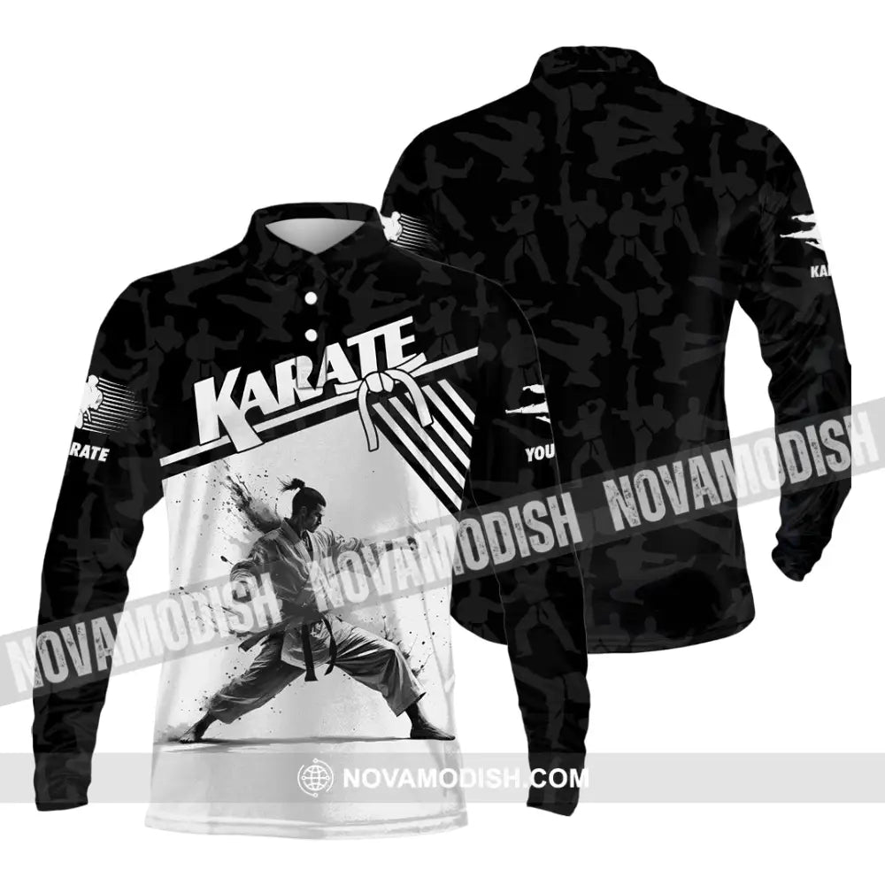 Unisex Shirt - Custom Karate Shirt Long Sleeve Polo / S T-shirt