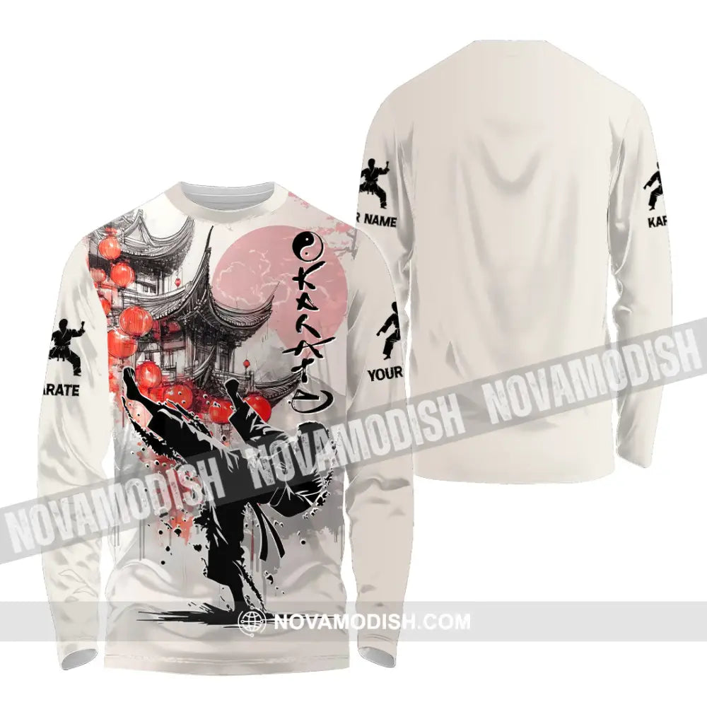 Unisex Shirt - Custom Karate Shirt Long Sleeve Shirt / S T-shirt