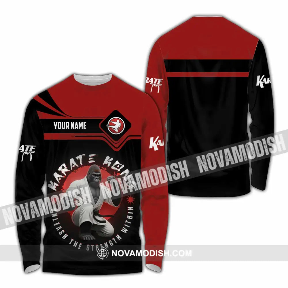 Unisex Shirt - Custom Karate Shirt Long Sleeve Shirt / S T-shirt