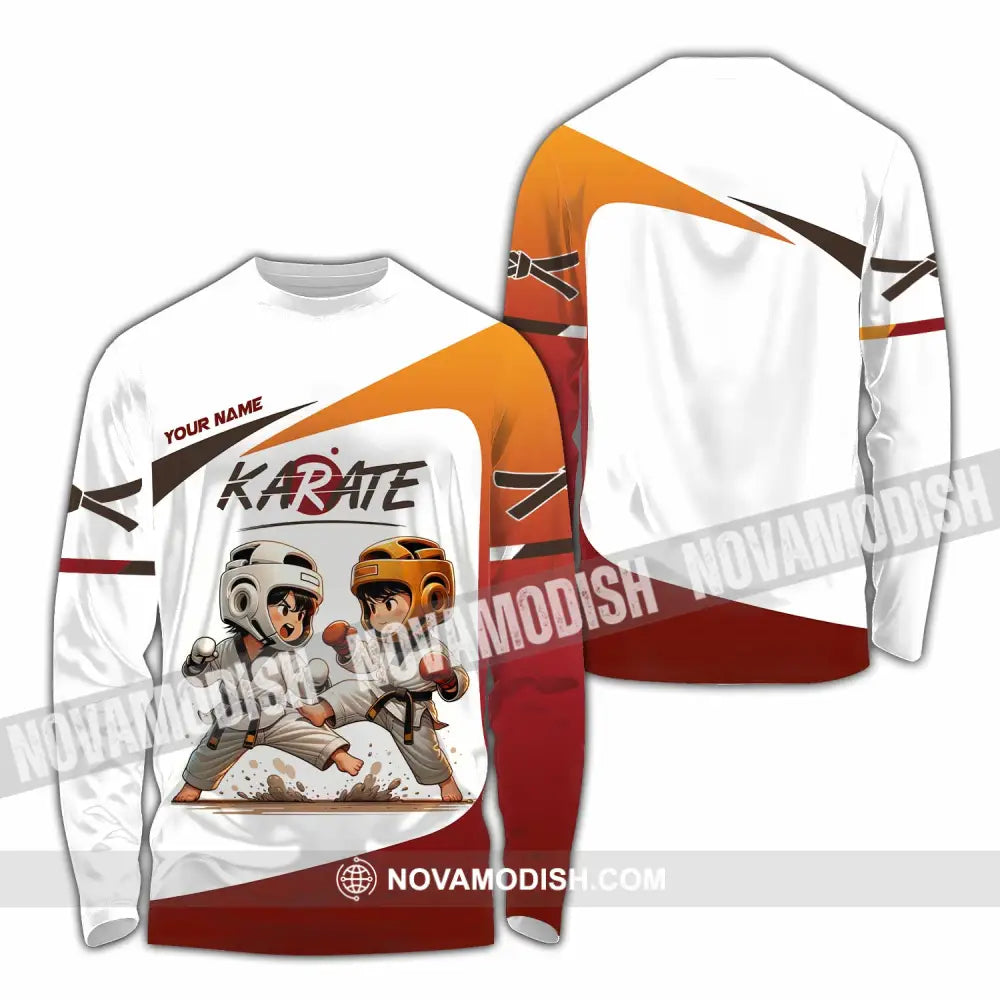 Unisex Shirt - Custom Karate Shirt Long Sleeve Shirt / S T-shirt
